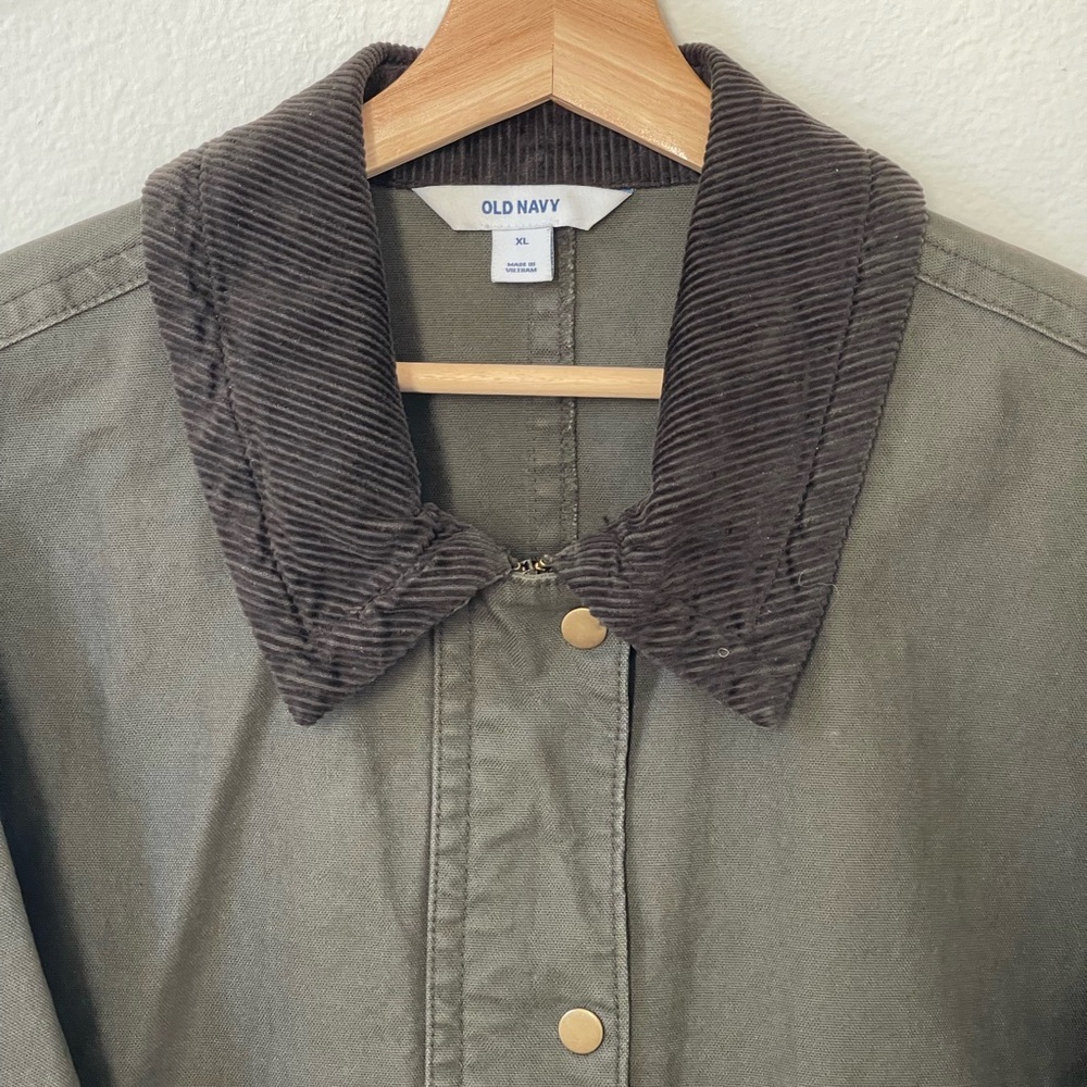 Old Navy Heritage Green Canvas Barn Jacket - Picture 5 of 7